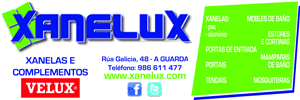 Abre en nueva ventana: XANELUX EN A GUARDA EMPRESA VENTANAS METAL CRISTALER�A PERSIANAS ESTORES PVC VENECIANAS MOSQUITERAS TOLDOS BAIXO MI�O MAMPARAS DE BA�O PORTALES GARAJE