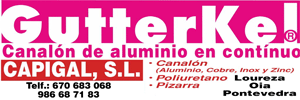 Abre en nueva ventana: GUTTERKEL CUBIERTAS DE PIZARRA CAPIGAL SL CANALONES