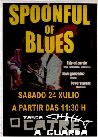 CONCERTO DE BLUES O SÁBADO 24 EN A GUARDA