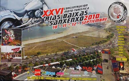 XXVI CONCENTRACIÓN MOTO-TURÍSTICA RÍAS BAIXAS SANXENXO 2010