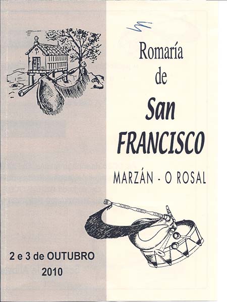 FESTAS SAN FRANCISCO MARZAN O ROSAL