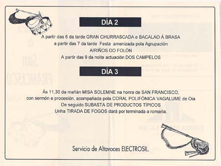 FESTA SAN FRANCISCO MARZAN O ROSAL