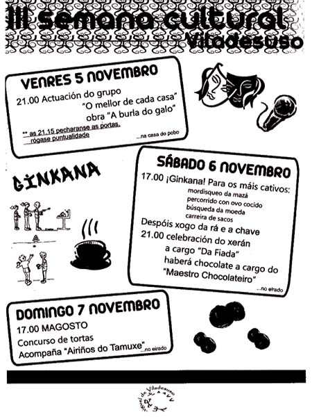 III SEMANA CULTURAL DE VILADESUSO