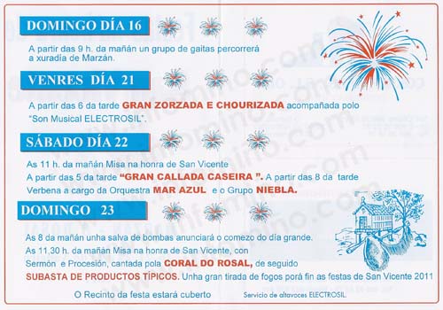 FESTAS SAN VICENTE 2011