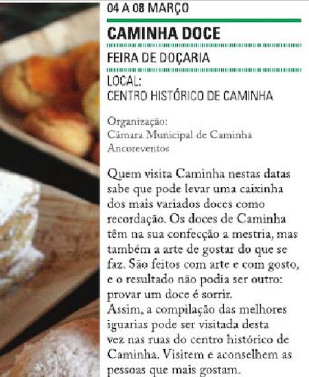 CAMINHA DOCE
