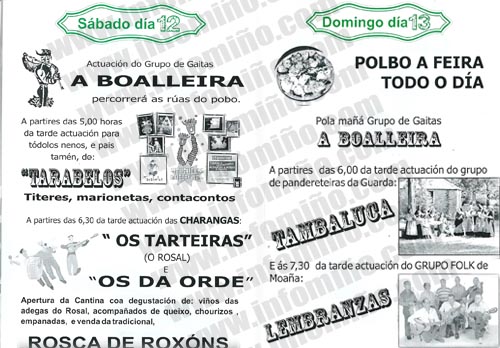 SAN GREGORIO 2011 - PROGRAMA