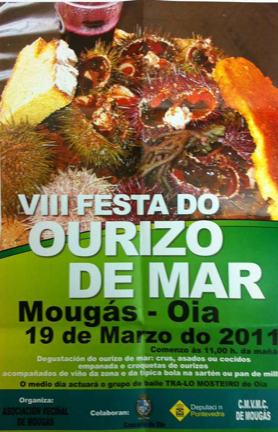VIII FESTA DO OURIZO EN MOUGÁS-OIA 19 MARZO 2011