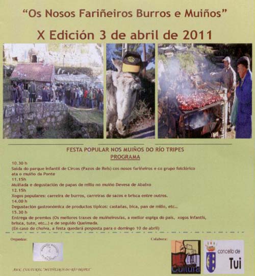 X EDICION OS NOSOS FARIÑEIROS BURROS E MUIÑOS 3 ABRIL 2011