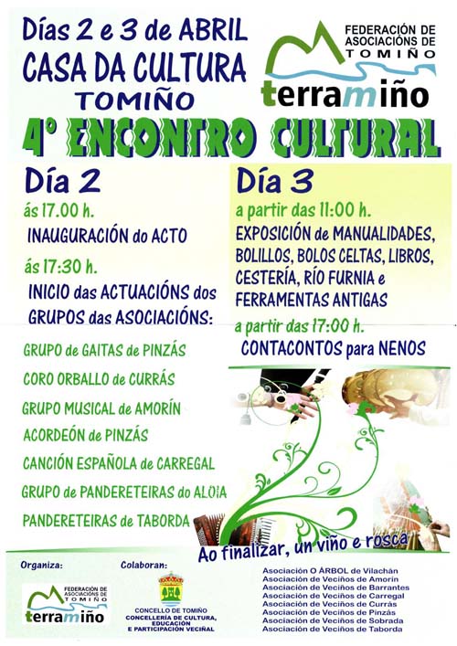 IV ENCONTRO CULTURAL TERRAMIÑO ABRIL 2011