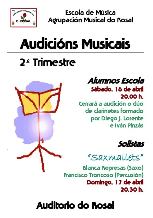 AUDICIONS BANDA DO ROSAL 16 17 ABRIL 2011