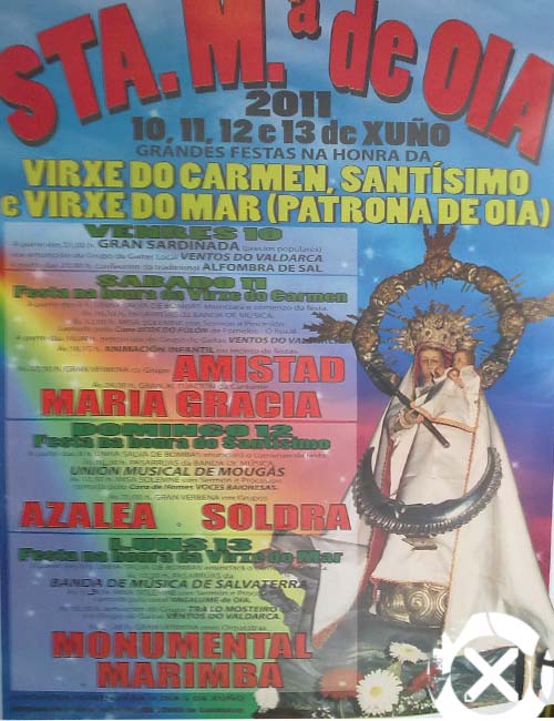 FESTAS VIRXE DO CARMEN 2011 OIA
