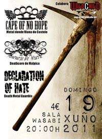 CONCIERTO METAL 19 XUÑO A GUARDA