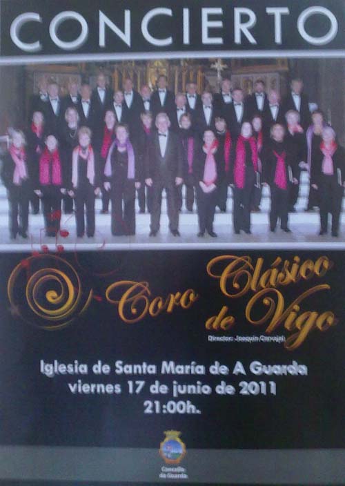 CONCERTO CORO CLASICO DE VIGO 17 JUNIO 2011 A GUARDA