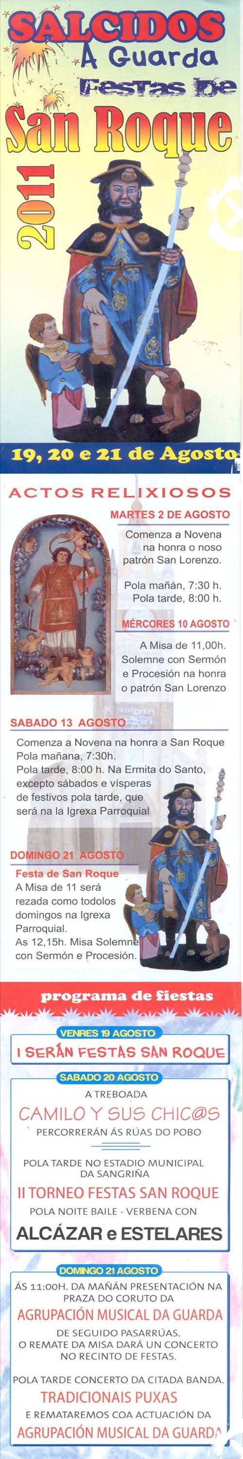 FESTAS DE SAN ROQUE 2011 A GUARDA