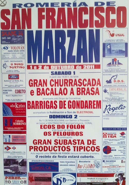 Sábado 1 e Domingo 2 de Outubro de 2011 no Rosal