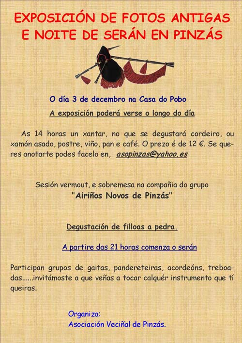 O día 3 de Decembro de 2011 na Casa do Pobo de Pinzás en Tomiño