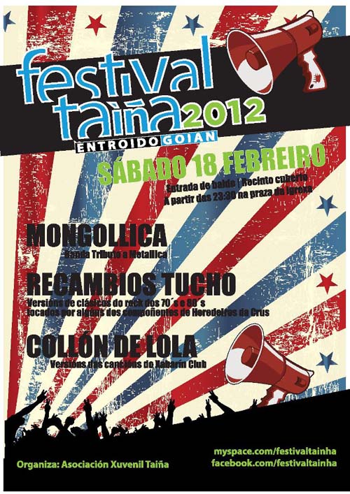 Por noveno ano consecutivo, a O Festival Taiña  abre   as festas do Antroido de Goián. 