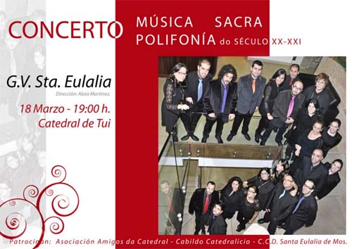 A Cargo da G.V Sta. Eulalia baixo a dirección de Aloia Martínez