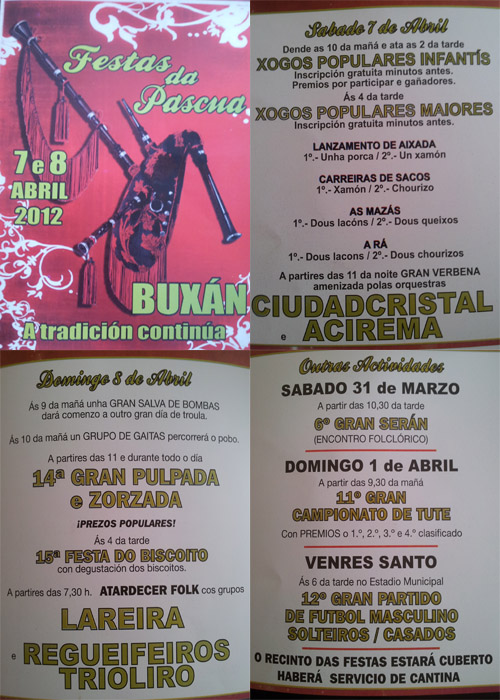 O 7 e 8 de Abril de 2012 en Buxán - A Guarda