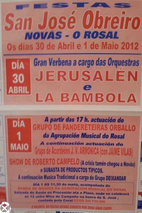 Os d&iacute;as 30 de Abril e 1 de Maio de 2012
