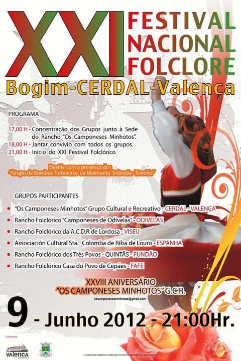 O 9 de Junho de 2012 a partires das 21:00h