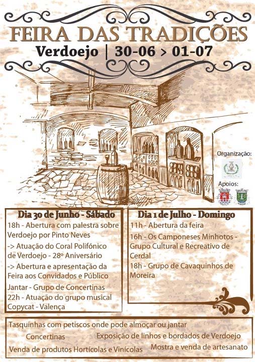 Concertinas, exposicións, venda de productos hortícolas e vinícolas, entre outras actividades