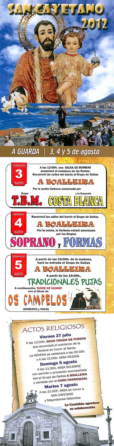 A Guarda - 3, 4 y 5 de Agosto