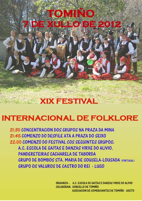 A partires das 21:30h Concentración dos grupos na Praza da Mina