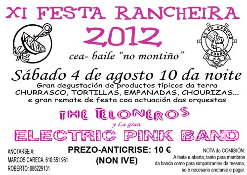 Concerto dos grupos The Teloneros e Electric Pink Band