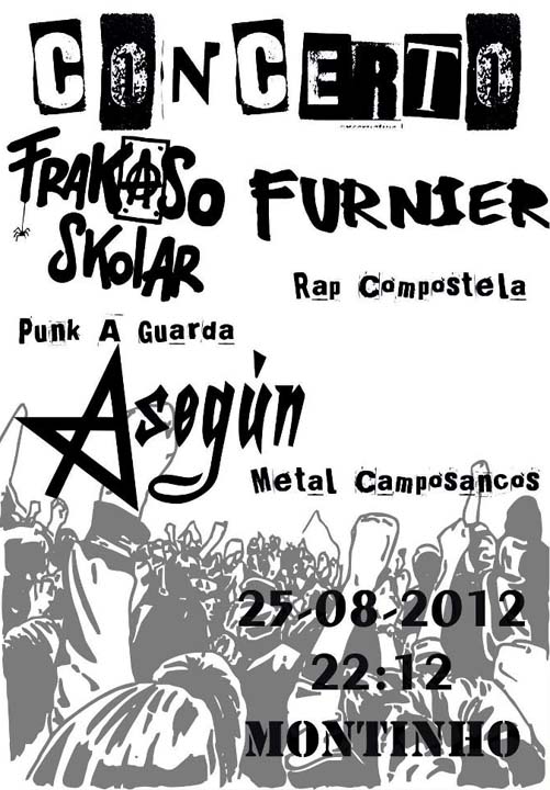 O Sábado día 25 de Agosto ás 22:12h no Montiño