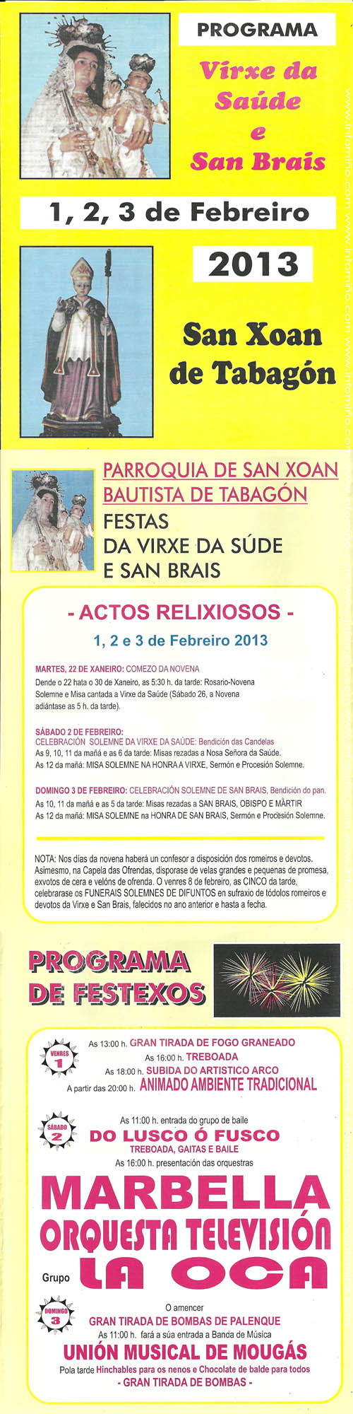 O Venres 1 de Febreiro subida do Artístico Arco ás 18:00h