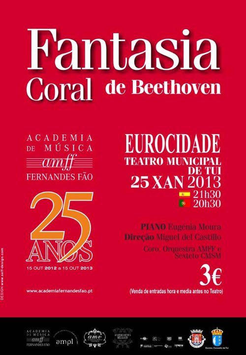 Interpretarán a partir das 21.30h a -Fantasía Coral- de Beethoven