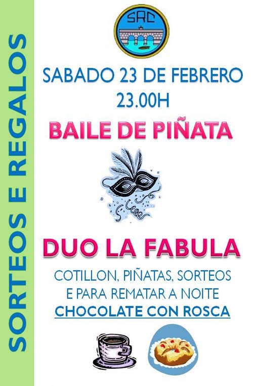 Sorteos Regalos e actuación do dúo La Fábula