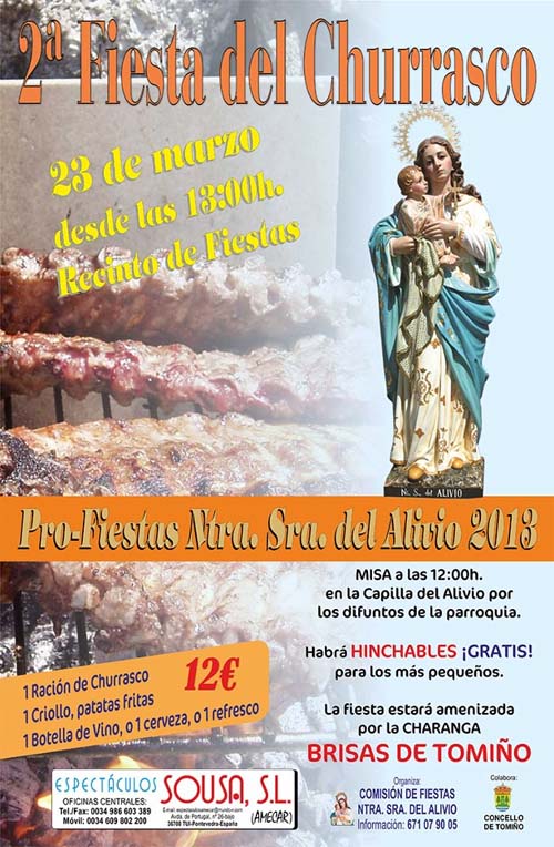 El 23 de Marzo de 2013 desde las 13:00h en el recinto de fiestas