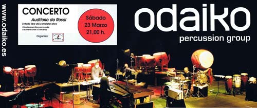 O seu espectáculo Galician on board é unha viaxe musical-percusiva a través das diferentes culturas, dende a oriental, africana, latinoamericana ata a percusión tradicional galega.