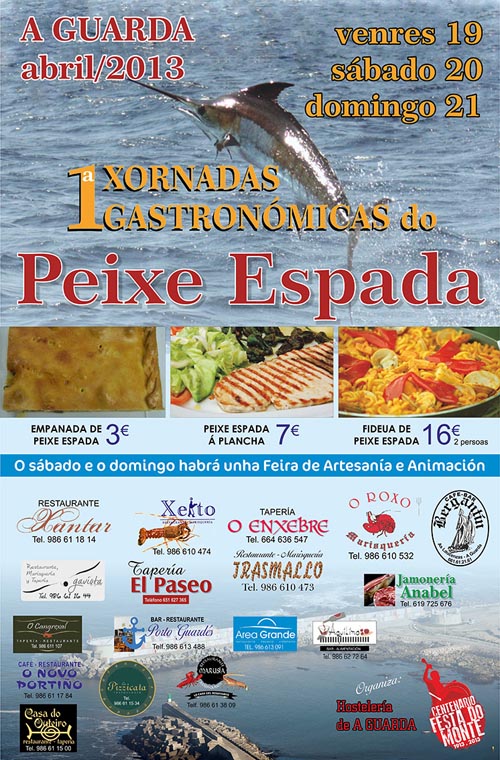 Venres 19, Sábado 20 e Domingo 21 de Abril de 2013 en A Guarda, Pontevedra - Galicia