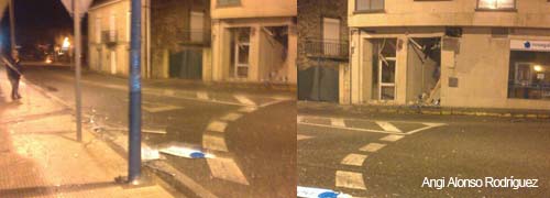 La explosión se produjo sobre las 5 de la madrugada del Domingo 10 de Marzo de 2013