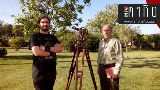 Realizando mediciones en Pías-O Rosal