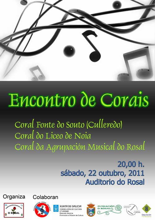 Sábado 22 de Outubro de 2011 ás 20:00h