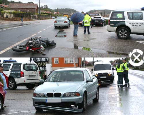 El accidente se producía pasadas als 15:00h de la tarde del Viernes 4 de Mayo en la PO-552 A Guarda-Tui