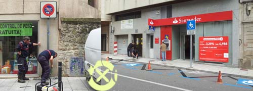 O CONCELLO DE A GUARDA AMPLIA A ZONA DE PARADA DE VEHÍCULOS PARA O CENTRO SAN XEROME NA RÚA GALICIA