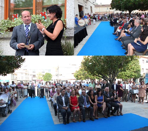 A Treboada Baixo Miño, formación do homenaxeado, uniuse a homenaxe.