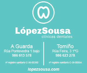 Abre en nueva ventana: PUBLICIDAD CL�NICA DENTAL L�PEZ SOUSA A GUARDA TOMI�O DENTISTA ORTODONCIA IMPLANTE DENTAL ENDODONCIAS PR�TESIS ESTETICA BUCAL