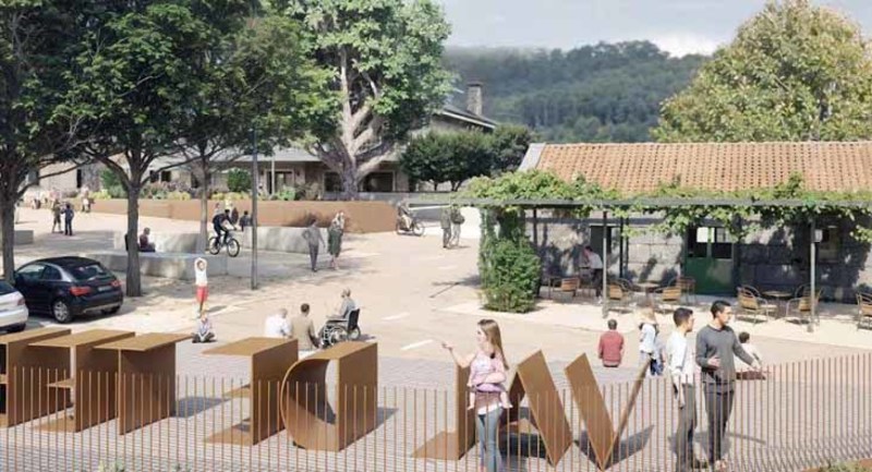  Tomio invertir ms de un milln de euros en la nueva plaza de la iglesia romnica de Santa Mara de Tebra 