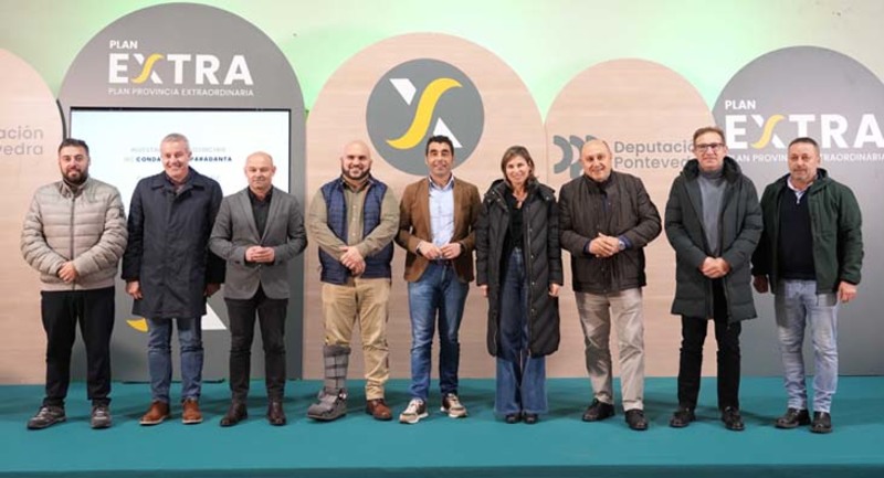  Los 10 concellos de O Condado y A Paradanta activan obras clave gracias a los 7,2Millones de euros del Plan Extra de la Deputacin de Pontevedra 