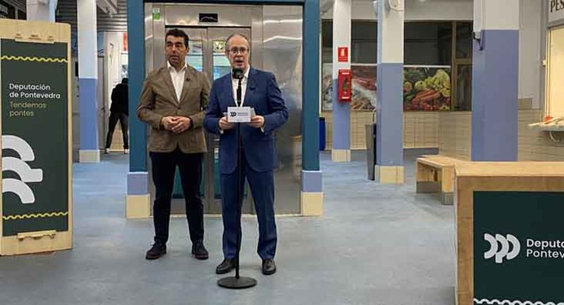  La Praza de Abastos de A Guarda se renueva con fondos de la Deputaci�n para impulsar el comercio local 