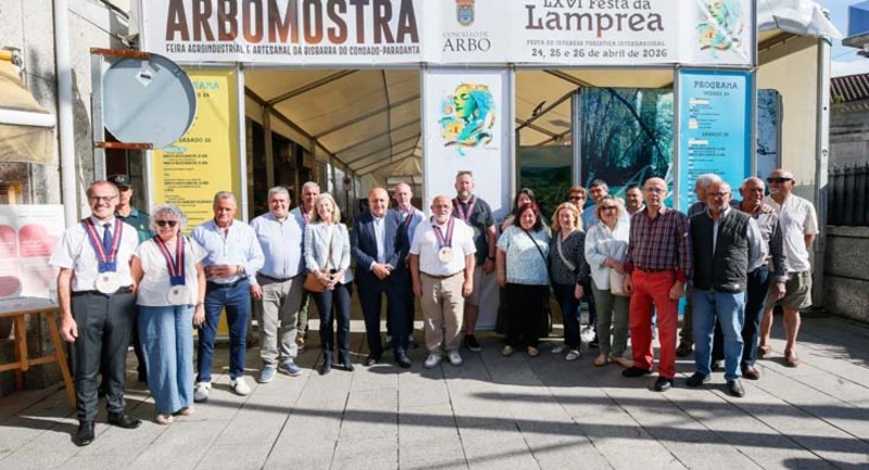  Arbo da el pistoletazo de salida a la Festa da Lamprea con la inauguraci�n de Arbomostra 