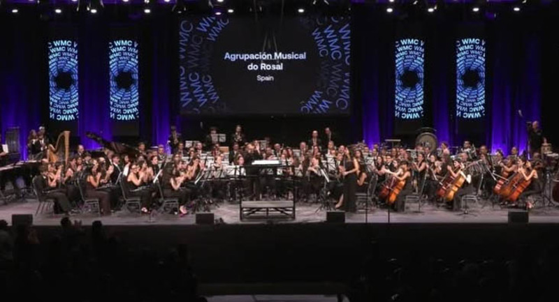  La Agrupaci�n Musical do Rosal hace historia con una Medalla de Oro y un cuarto puesto en el Mundial de Bandas de Kerkrade 