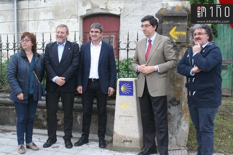 A Xunta sinaliza Camiño Portugués da ao seu paso polo concello da Guarda con 16 mouteiras - Infomiño Noticias Baixo Miño