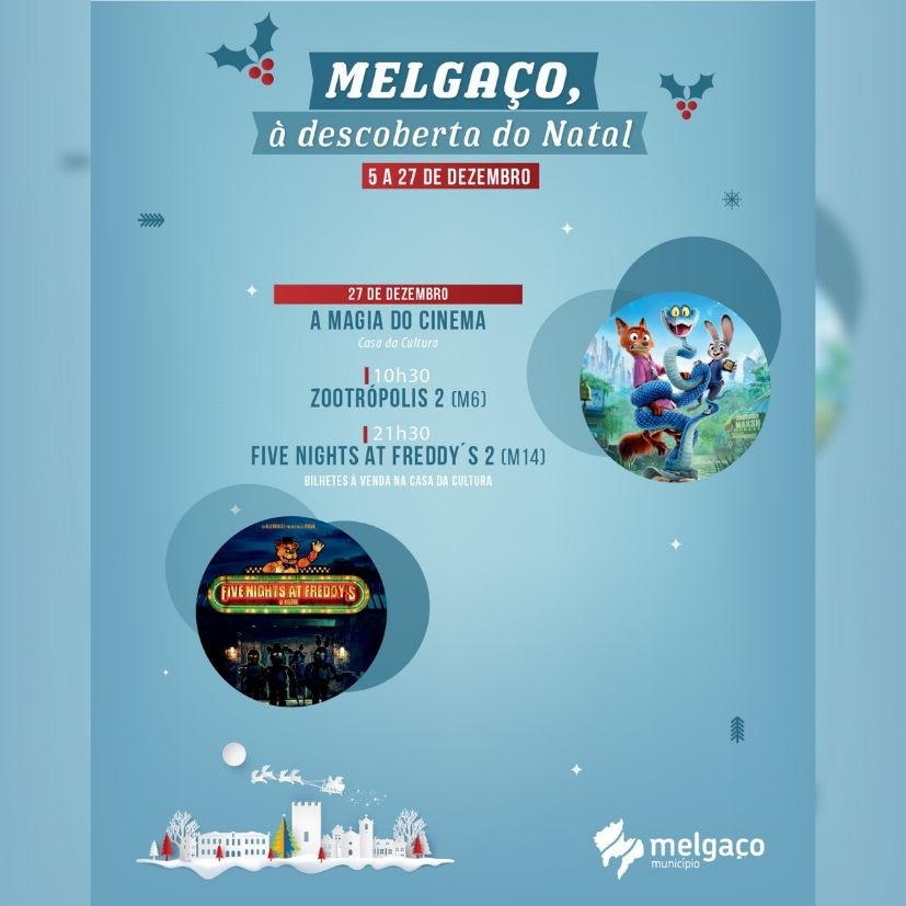 Melgaco disfrutará del cine con Zootrópolis 2 y Five Nights at Freddy